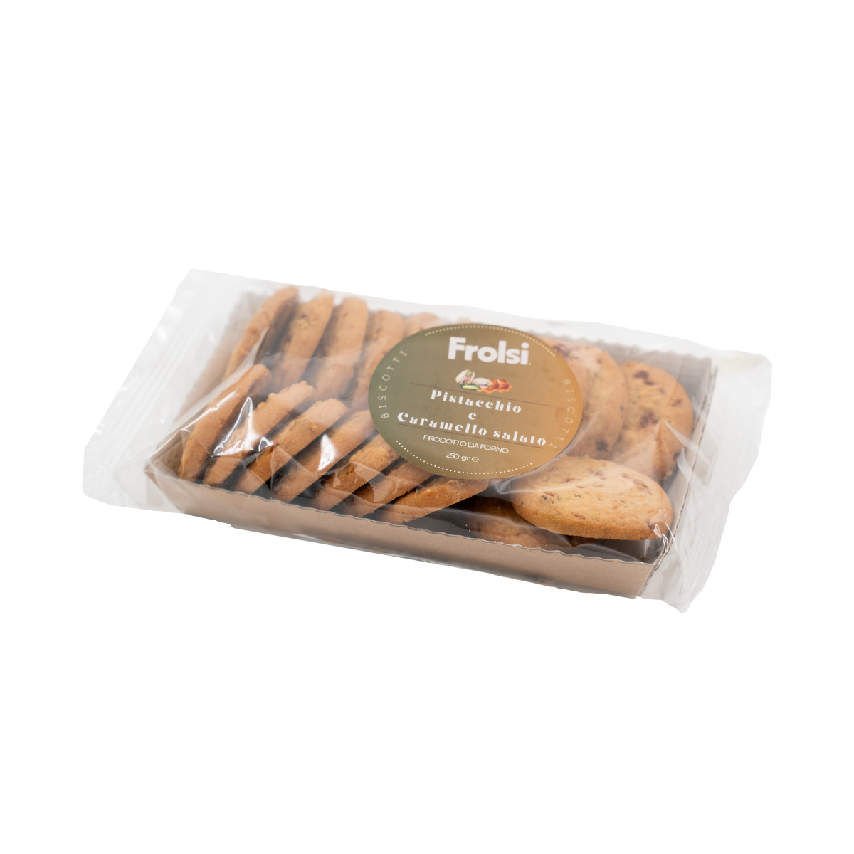 Biscotti pistacchio e caramello salato