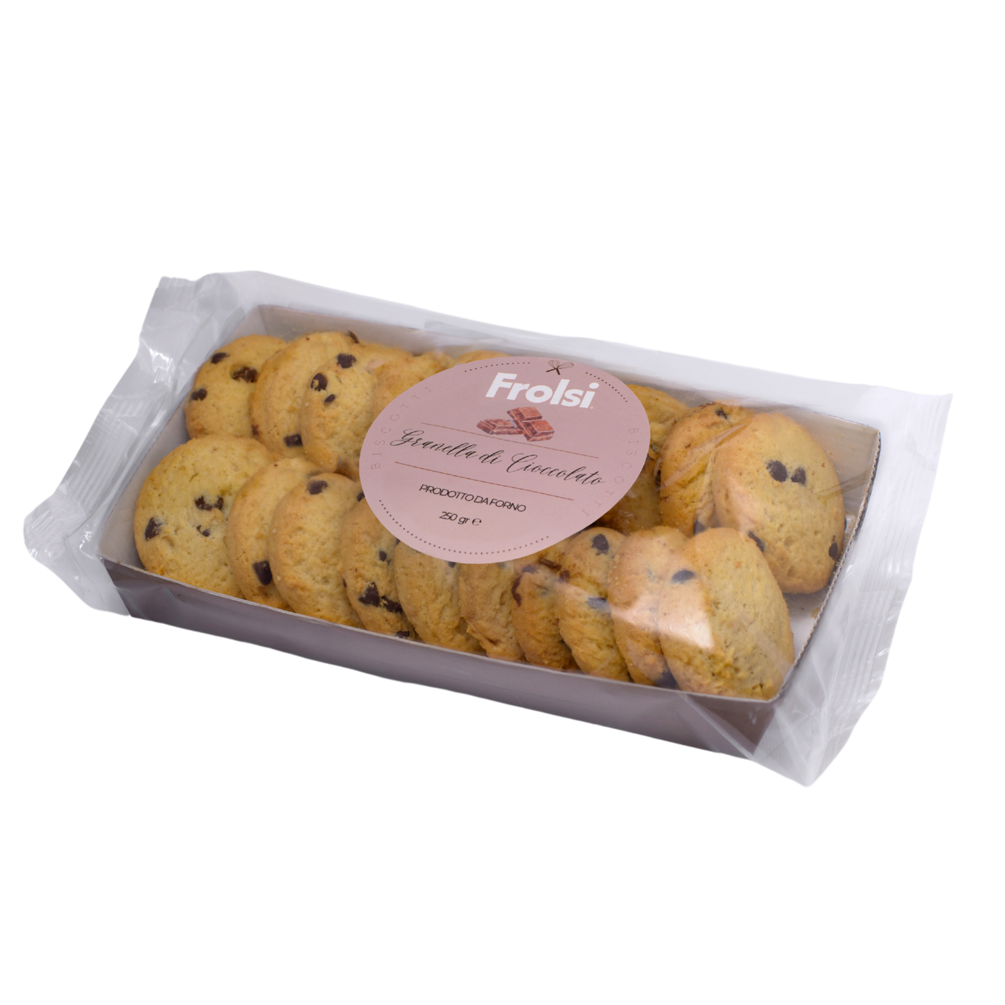 Biscotti di pasta frolla con  Granella di Cioccolato