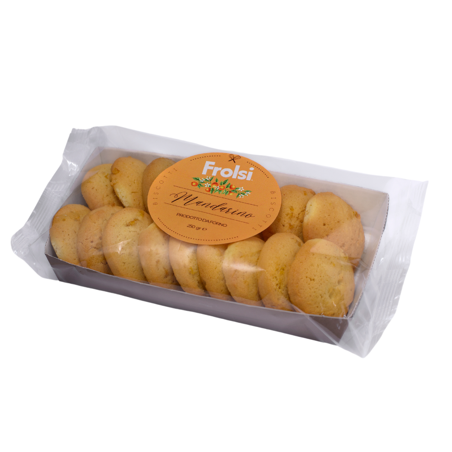 Biscotti di pasta frolla con  scorzette di Mandarino