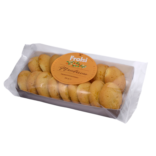 Biscotti di pasta frolla con  scorzette di Mandarino