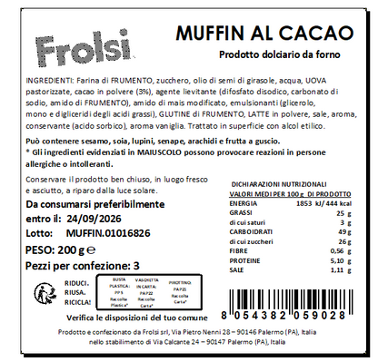 MUFFIN AL CACAO